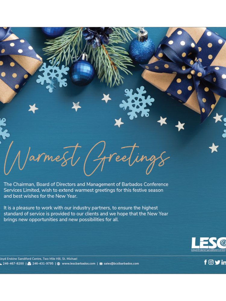 Warmest Greetings Lloyd Erskine Sandiford Centre